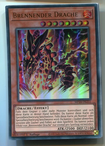 Brennender drache - brennender,