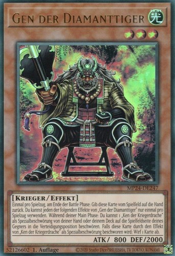 Yugioh gen der diamanttiger - gen,