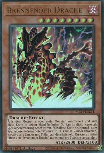Yugioh brennender drache - yugioh,