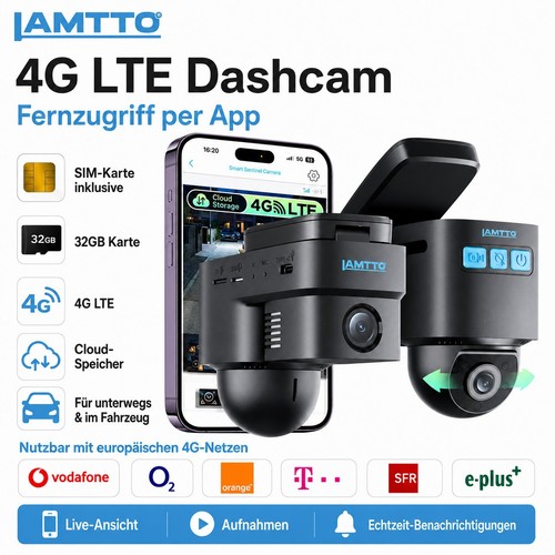 Lte dash cam - 4g,