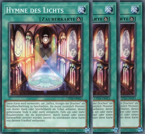 Yugioh hymne des lichts - 3x,