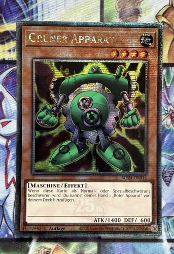 Grüner apparat - yu-gi-oh!, ·
