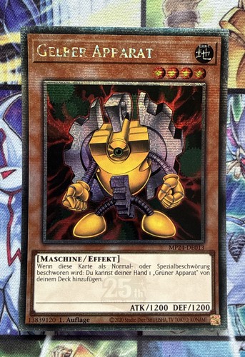Gelber apparat - yu-gi-oh!,