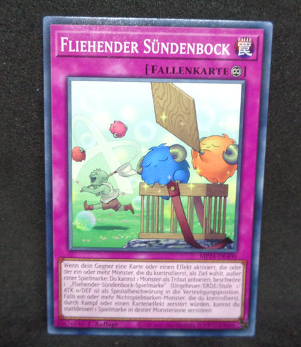 Fliehender sündenbock - fliehender,