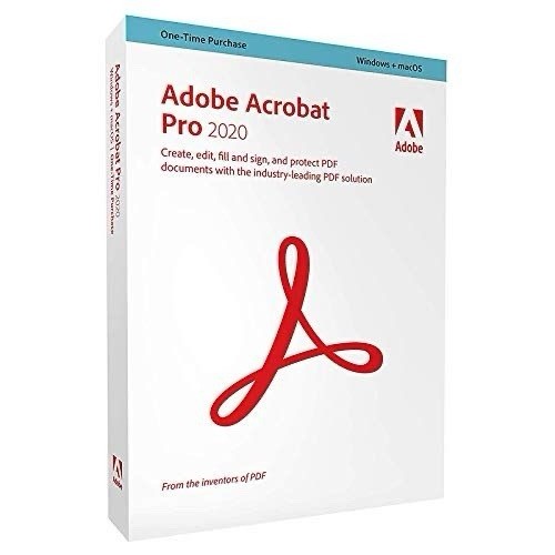 Adobe acrobat pro 2020 - pro,