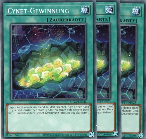 Yugioh cynet gewinnung - 3x, cynet-gewinnung