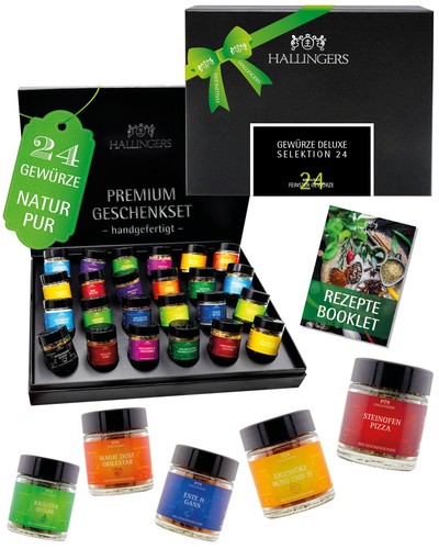 Gewürz geschenk set 24x - gewürz, &